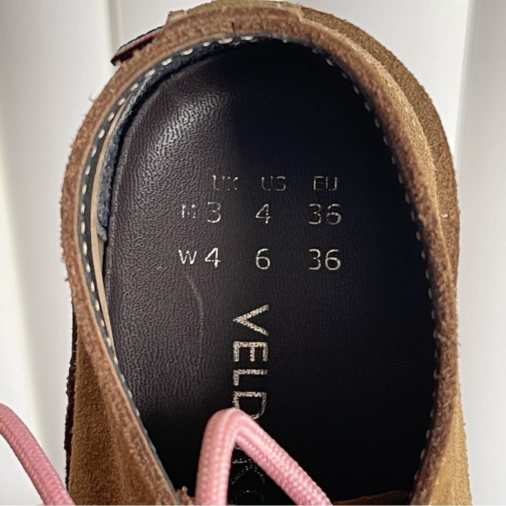 Veldskoen Heritage Uhambo Chukka Boots Pink Sole Suede Lace Up Women’s Size 6 - Picture 10 of 15